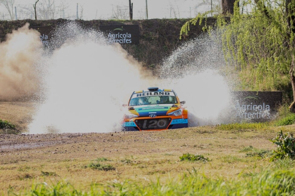 Los Heiland se adueñaron de Arrecifes con el Hyundai y de paso festejaron en casa