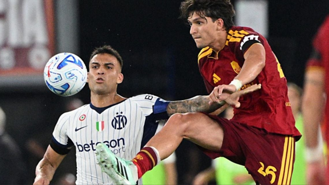 Lautaro se despachó un doblete frente a Roma y ya se enfoca en Scaloni