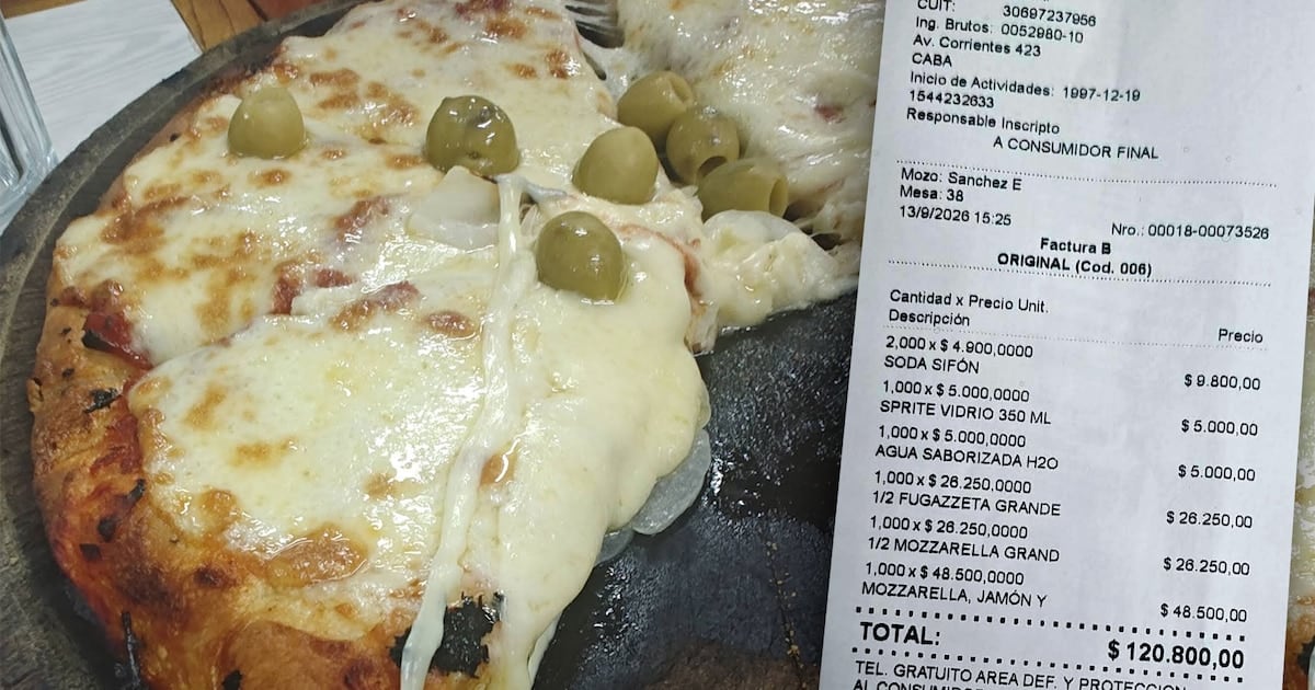Una salida a El Cuartito en septiembre: cuánto cuesta pedir tres pizzas y cuatro bebidas en pleno centro porteño