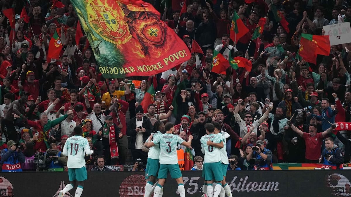 Portugal sacó chapa en Dinamarca: goleó 4 a 2, sin Cristiano y con puntaje perfecto