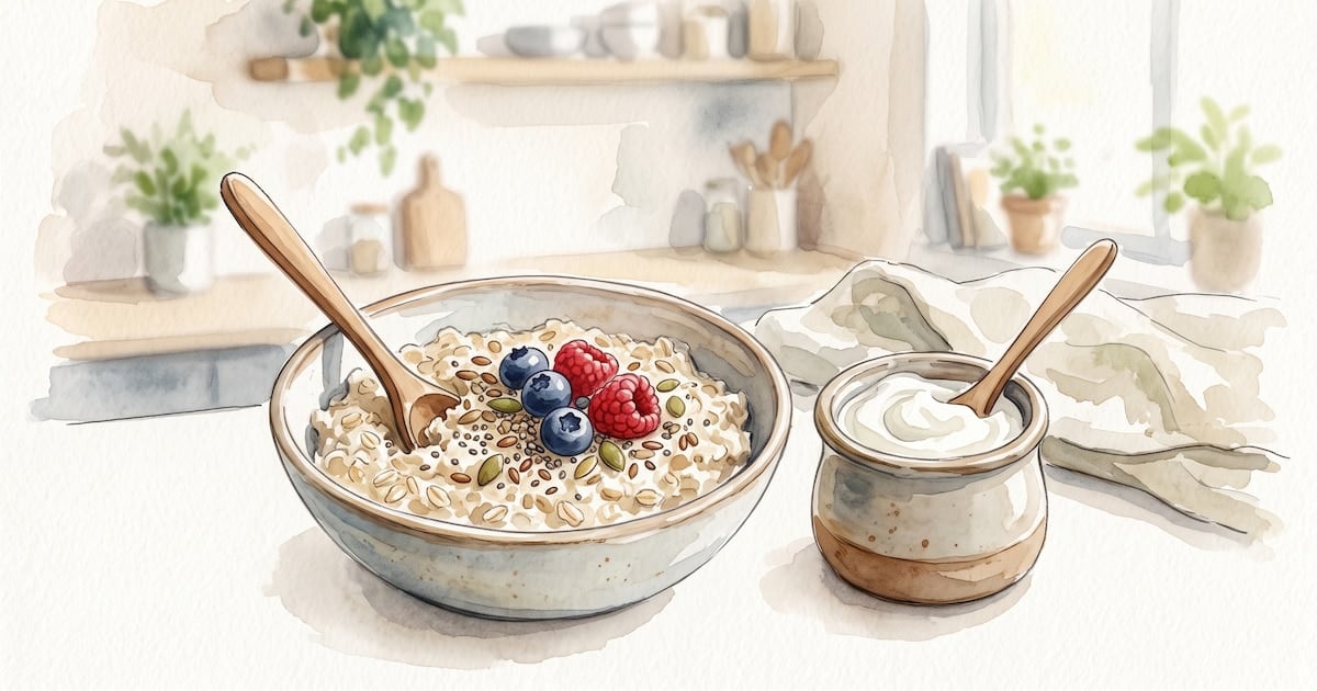 Avena y yogur griego: una dupla cotidiana para destrabar el tránsito intestinal
