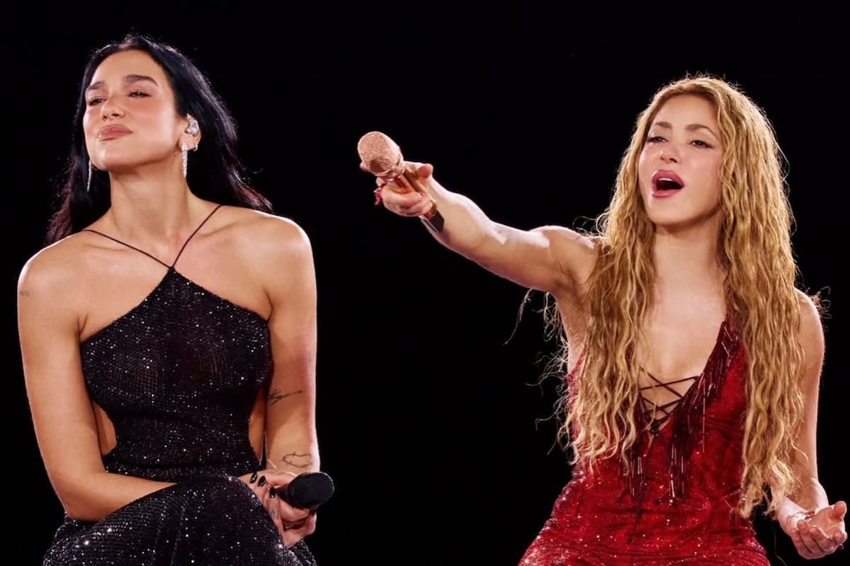 Aquella noche de Madrid en que Shakira y Dua Lipa se encontraron, por fin, en un escenario