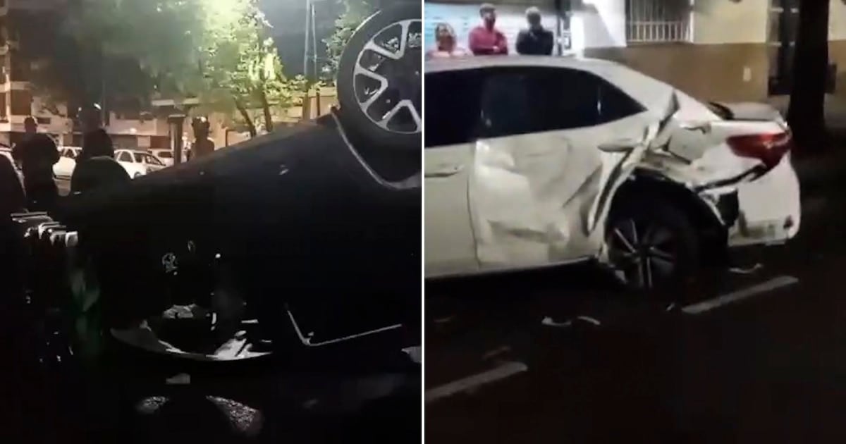 Volcadura en Alberdi y Curapaligüe: una conductora con 1,79 g/l de alcohol y cinco personas atendidas