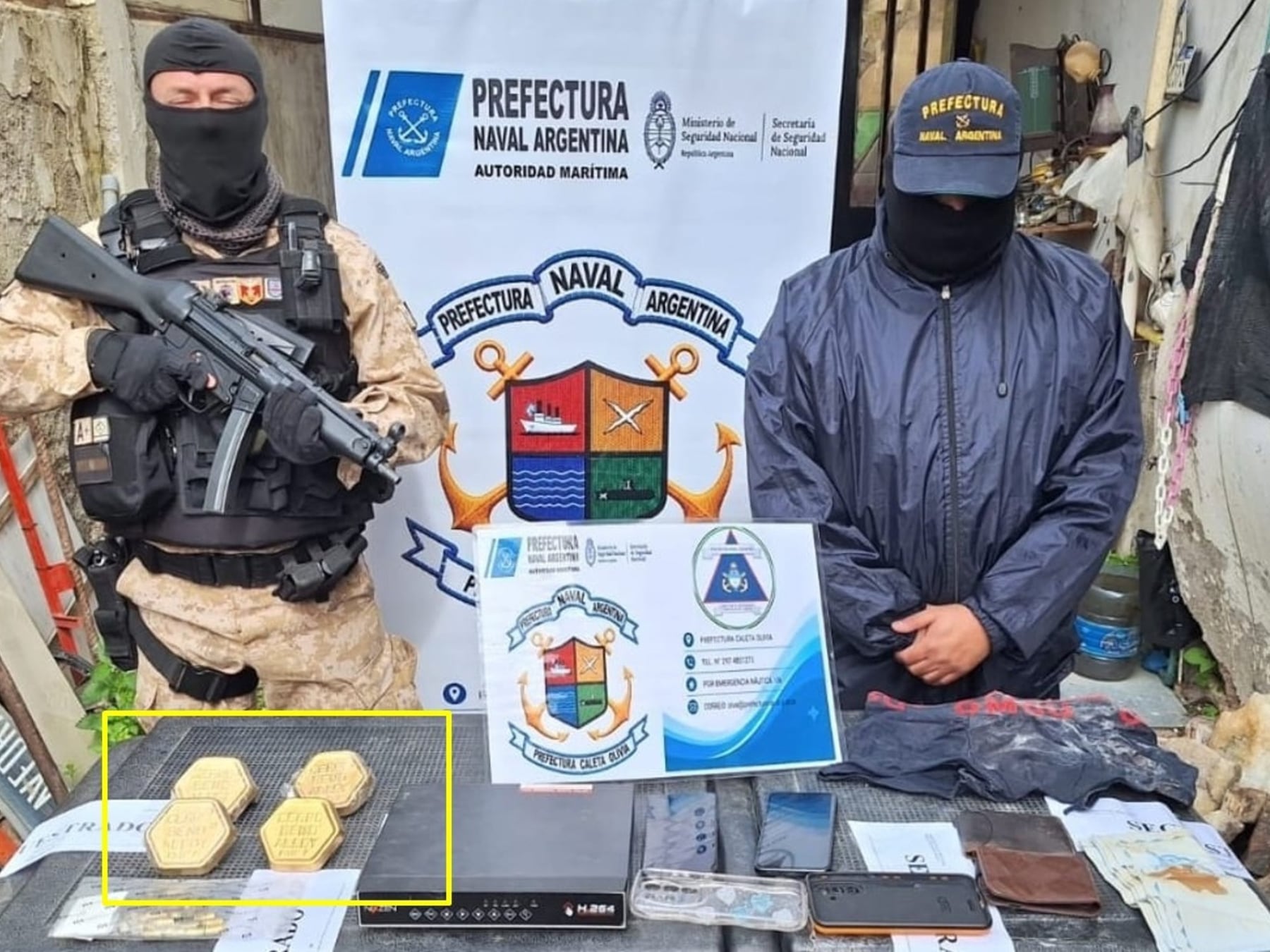 Caleta Olivia: piezas secuestradas en la causa por el crimen de Mario García eran una aleación industrial, no oro