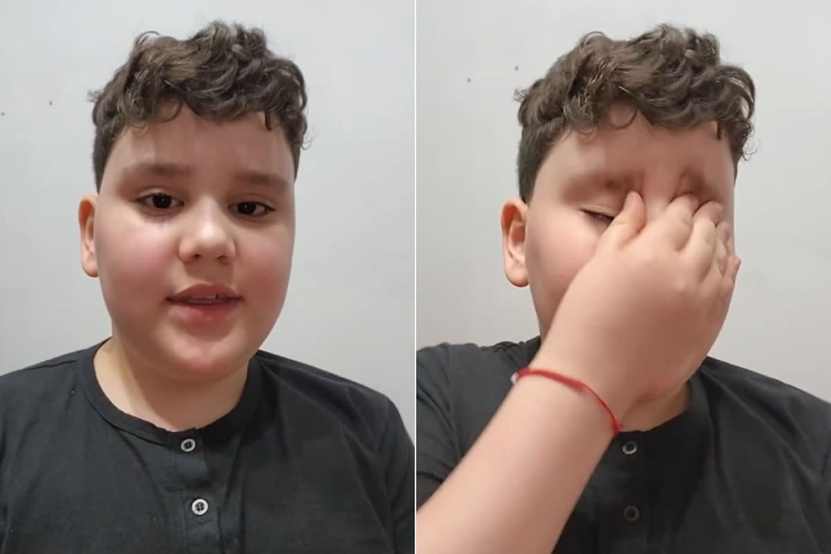Un nene de nueve años le pide al país que afloje con el odio y a uno se le cae el alma al piso