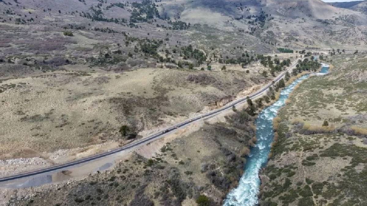 A un paso del asfalto completo: la Ruta 23 que une Villa Pehuenia y Aluminé se inaugurará el 20 de enero